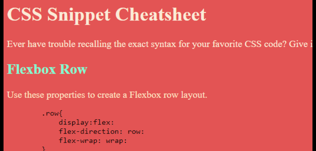 Cheat Sheet Website